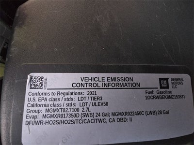 2021 Chevrolet Silverado 1500 Custom