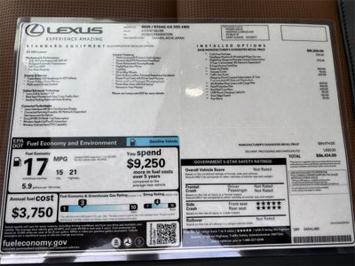 2025 Lexus GX 550 Luxury+